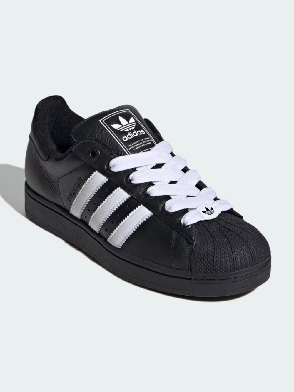Adidas Original's Men's Black White Superstar II Shoes Size 13 JI3538